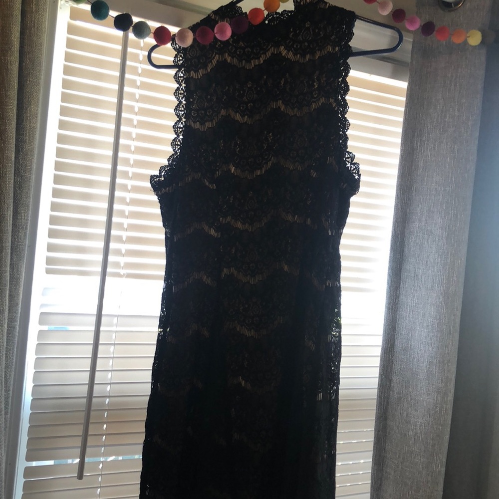 Lace skater dress